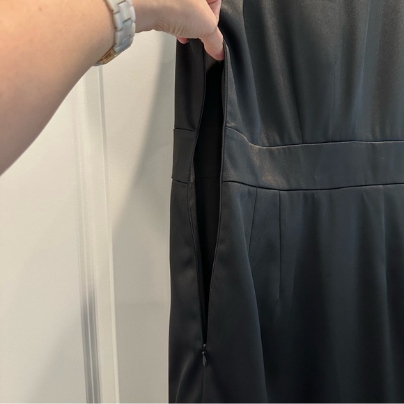 Taylor Black Ruffled Mini Dress - Picture 6 of 8